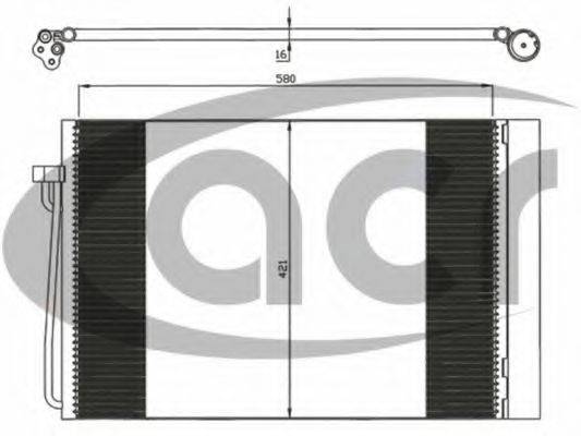 ACR 300572 Конденсатор, кондиціонер