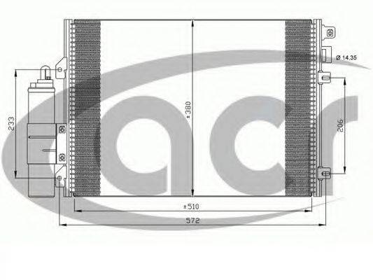 ACR 300656 Конденсатор, кондиціонер