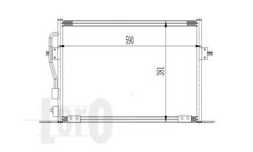 LORO 0170160006 Конденсатор, кондиціонер