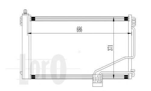 LORO 0540160014 Конденсатор, кондиціонер