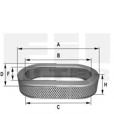 FIL FILTER HP988 Повітряний фільтр