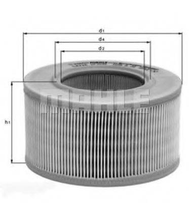 METAL LEVE LX202 Повітряний фільтр