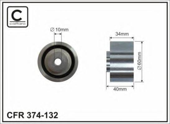 CAFFARO 374132 Паразитний / Ведучий ролик, зубчастий ремінь