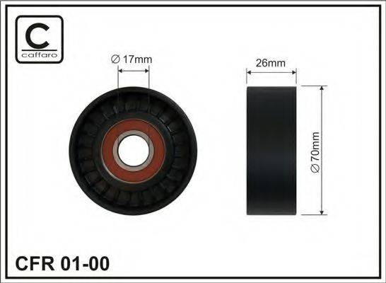 CAFFARO 0100 Натяжний ролик, полікліновий ремінь