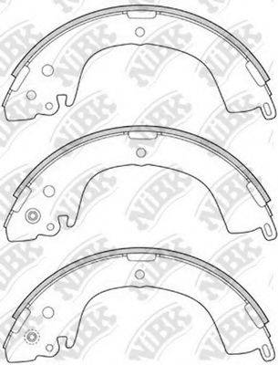 NIBK FN6718 Комплект гальмівних колодок