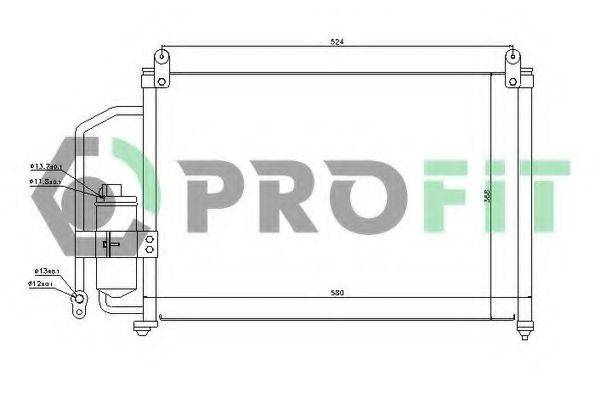 PROFIT PR1106C1 Конденсатор, кондиціонер