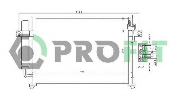 PROFIT PR1303C1 Конденсатор, кондиціонер