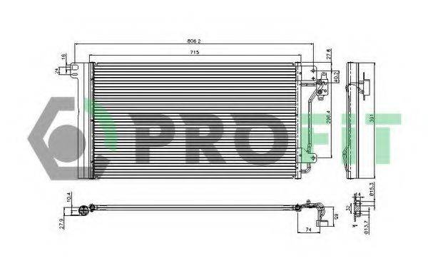 PROFIT PR9572C1 Конденсатор, кондиціонер