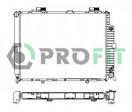 PROFIT PR3564A1 Радіатор, охолодження двигуна