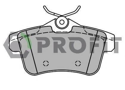 PROFIT 50004224 Комплект гальмівних колодок, дискове гальмо