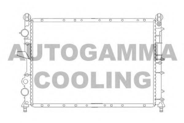AUTOGAMMA 100018 Радіатор, охолодження двигуна