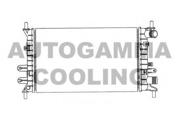 AUTOGAMMA 100345 Радіатор, охолодження двигуна