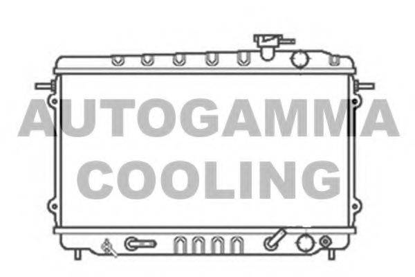 AUTOGAMMA 100403 Радіатор, охолодження двигуна