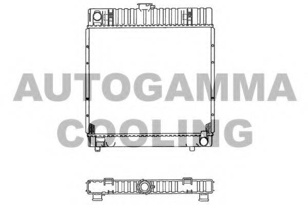 AUTOGAMMA 100527 Радіатор, охолодження двигуна