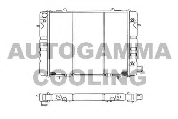 AUTOGAMMA 100697 Радіатор, охолодження двигуна
