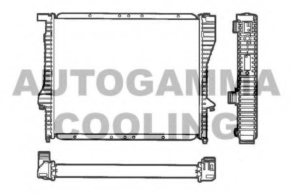 AUTOGAMMA 101362 Радіатор, охолодження двигуна