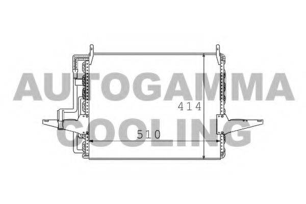 AUTOGAMMA 101562 Конденсатор, кондиціонер