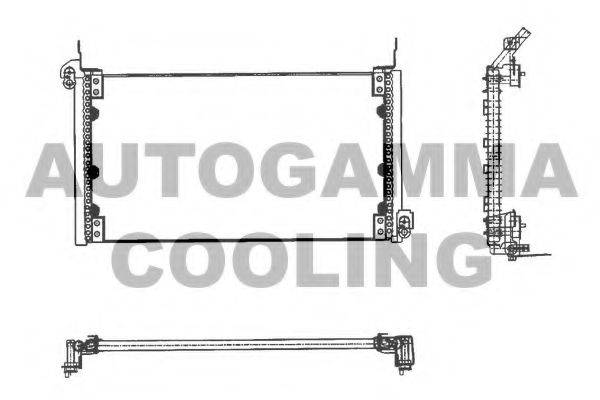 AUTOGAMMA 101588 Конденсатор, кондиціонер