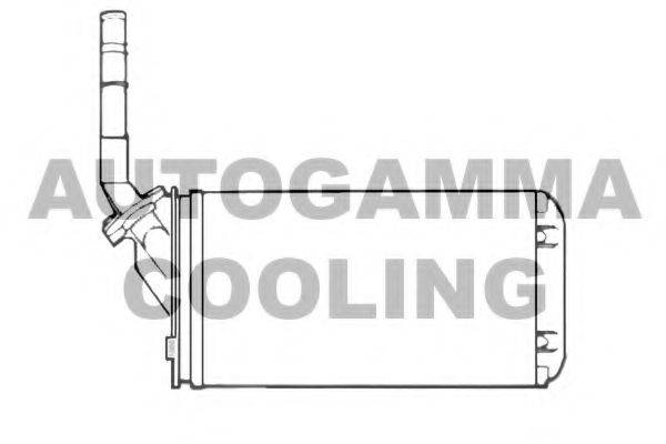AUTOGAMMA 101677 Теплообмінник, опалення салону
