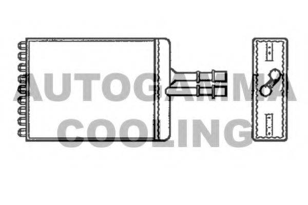 AUTOGAMMA 101772 Теплообмінник, опалення салону