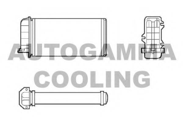 AUTOGAMMA 101970 Теплообмінник, опалення салону