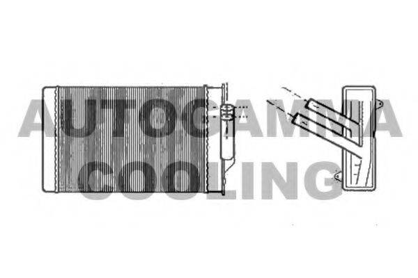 AUTOGAMMA 101971 Теплообмінник, опалення салону