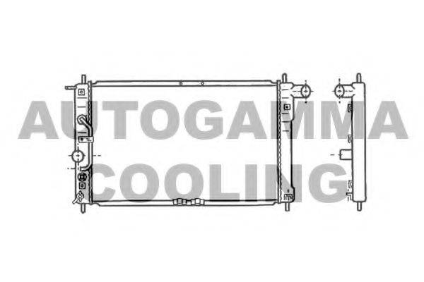AUTOGAMMA 102050 Радіатор, охолодження двигуна