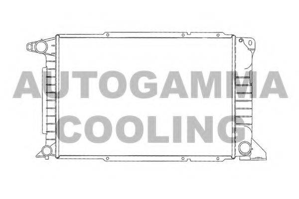 AUTOGAMMA 102092 Радіатор, охолодження двигуна