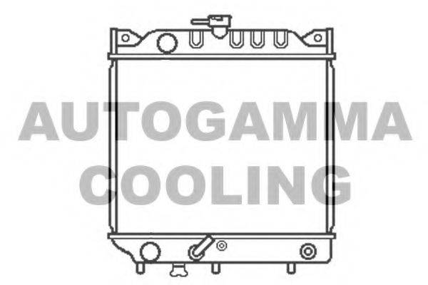 AUTOGAMMA 102329 Радіатор, охолодження двигуна