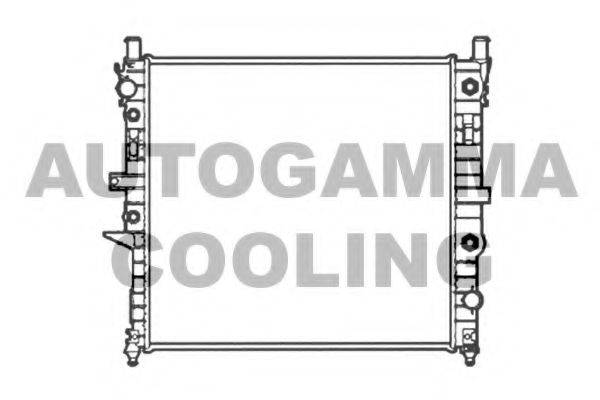 AUTOGAMMA 102922 Радіатор, охолодження двигуна