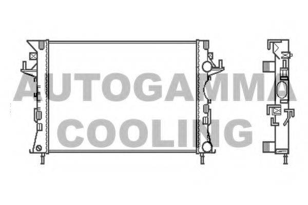 AUTOGAMMA 103114 Радіатор, охолодження двигуна