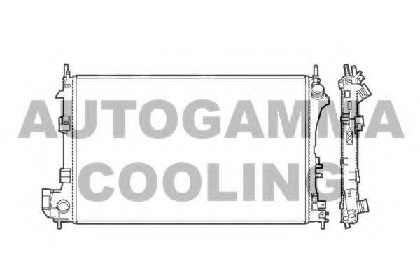 AUTOGAMMA 103237 Радіатор, охолодження двигуна