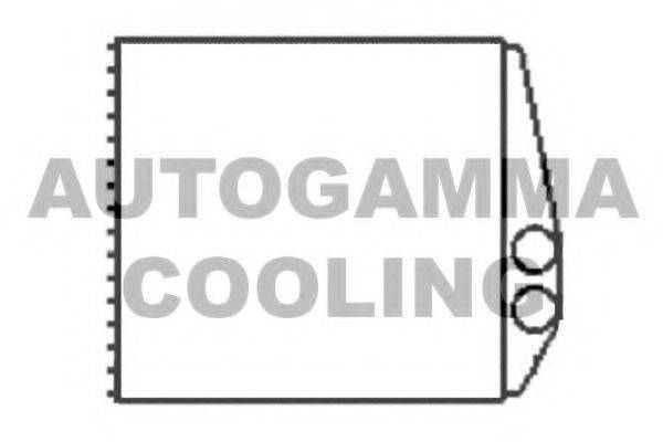 AUTOGAMMA 103240 Теплообмінник, опалення салону