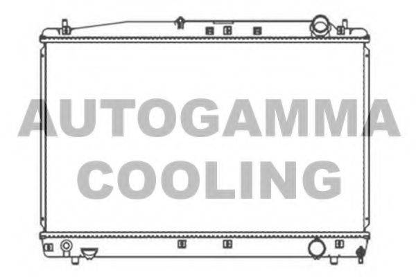 AUTOGAMMA 103713 Радіатор, охолодження двигуна