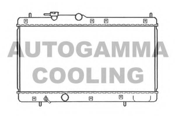 AUTOGAMMA 103788 Радіатор, охолодження двигуна