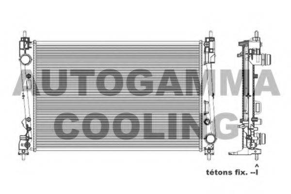 AUTOGAMMA 103987 Радіатор, охолодження двигуна