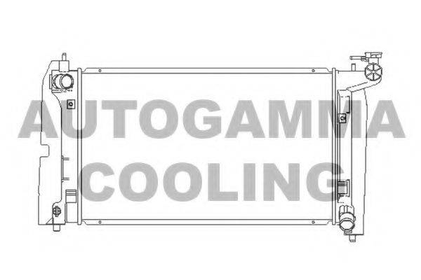 AUTOGAMMA 104126 Радіатор, охолодження двигуна