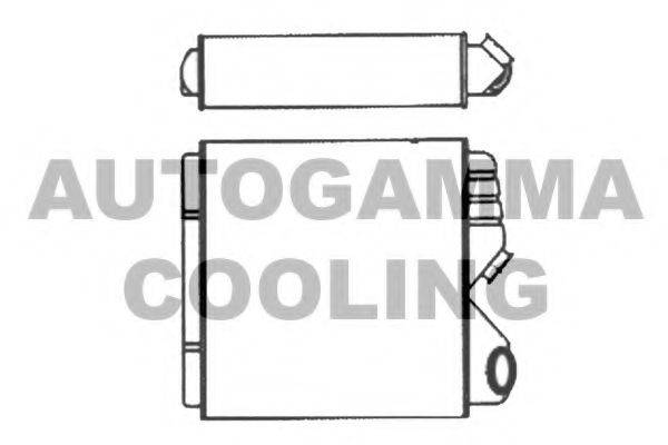 AUTOGAMMA 104409 Теплообмінник, опалення салону