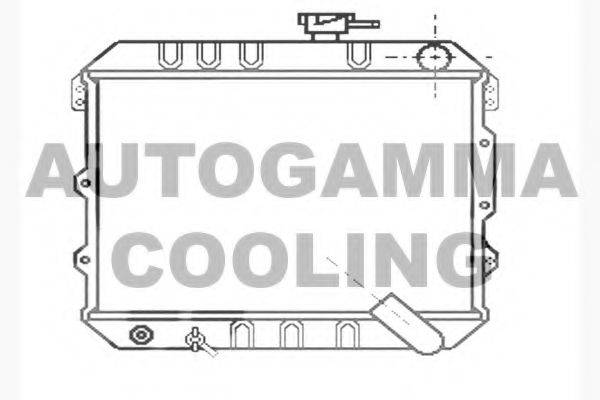 AUTOGAMMA 104547 Радіатор, охолодження двигуна