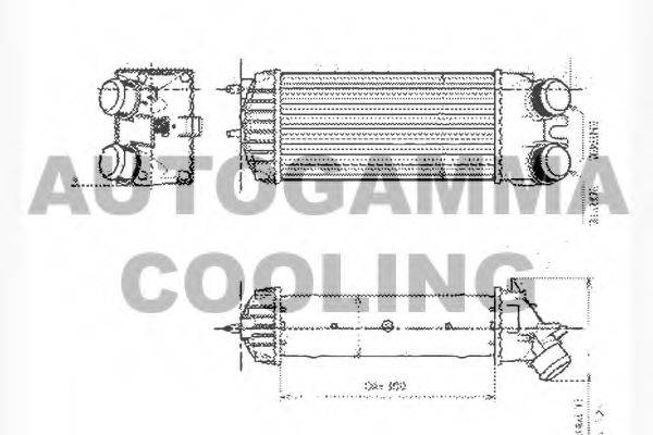 AUTOGAMMA 104585 Інтеркулер