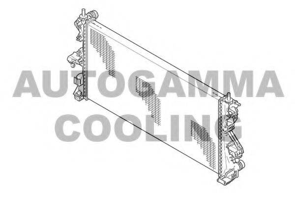 AUTOGAMMA 104592 Радіатор, охолодження двигуна