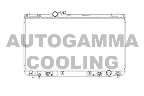 AUTOGAMMA 104671 Радіатор, охолодження двигуна
