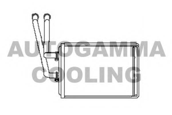 AUTOGAMMA 104805 Теплообмінник, опалення салону