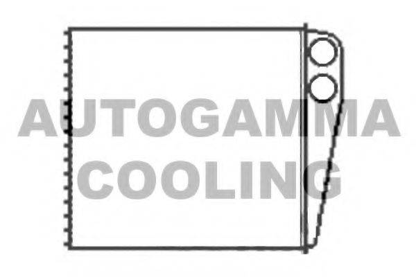 AUTOGAMMA 104887 Теплообмінник, опалення салону