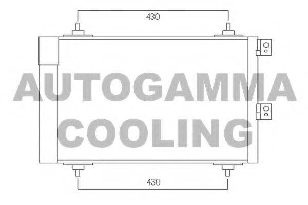 AUTOGAMMA 104899 Конденсатор, кондиціонер