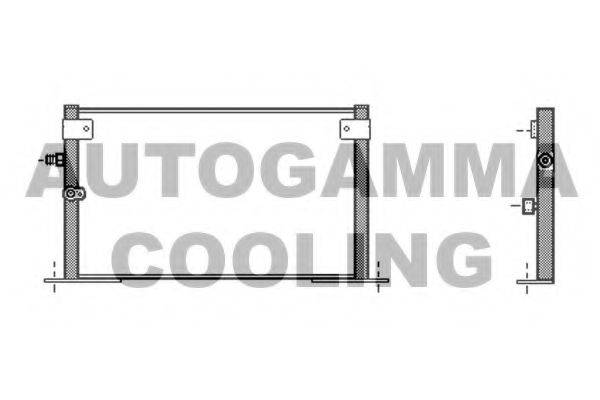 AUTOGAMMA 105036 Конденсатор, кондиціонер