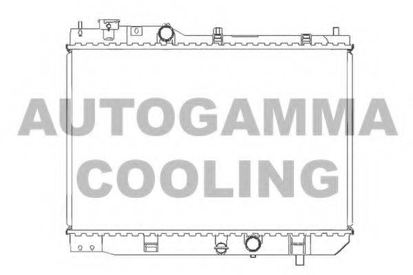 AUTOGAMMA 105109 Радіатор, охолодження двигуна