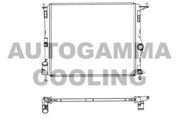 AUTOGAMMA 105781 Радіатор, охолодження двигуна