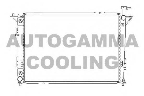 AUTOGAMMA 105842 Радіатор, охолодження двигуна