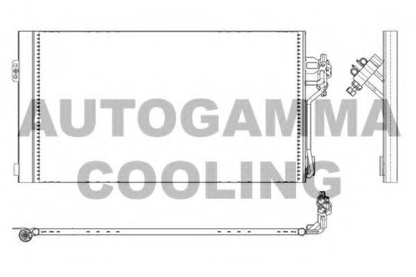 AUTOGAMMA 105864 Конденсатор, кондиціонер